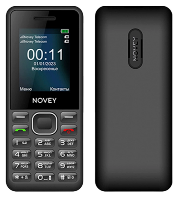 Novey A11c Qora Telefoni sotib olish