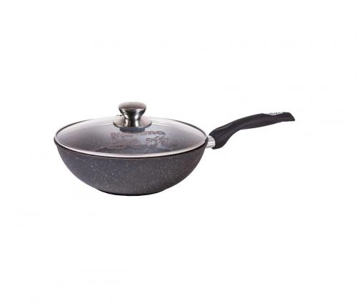 "WOK" turkumidan shisha qopqoqli «Mechta» tovasi 28cm (Granit) Brown sotib olish