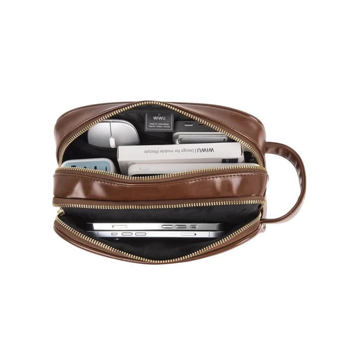 Сумка WiWU Metris Travel Pouch Brown недорого