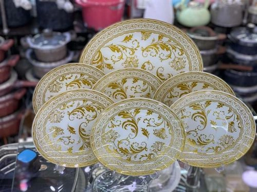 Royal Glass meva likopchalari to‘plami (7 buyumli) sotib olish