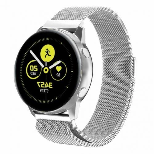 Galaxy Watch 20 mm uchun to‘qilgan metall tasmacha, Silver sotib olish