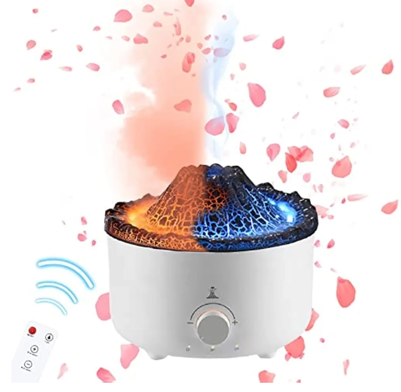 Аромадиффузор-ночник Humidifier Volcanic V21B, White в Узбекистане