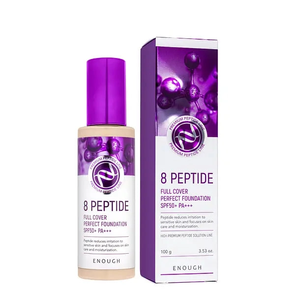 Enough 8 Pepide full cover perfect foundation  N13 tonal kremi sotib olish