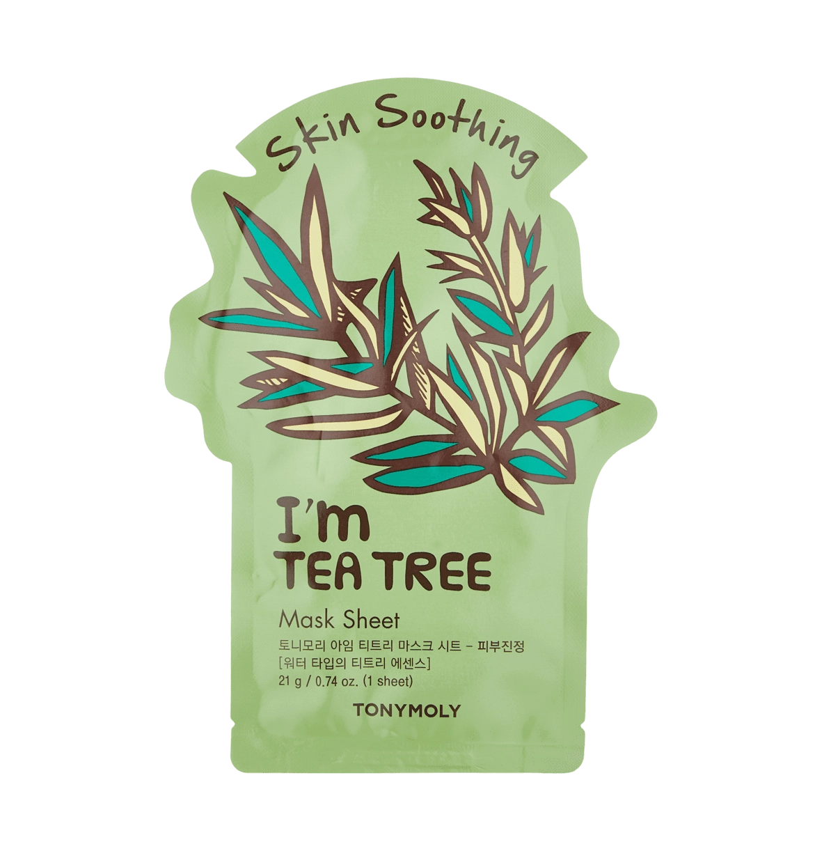 ТКАНЕВАЯ МАСКА ДЛЯ ЛИЦА  I'M TEA TREE MASK SHEET – CALMING купить