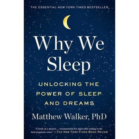 Matthew Walker: Why We Sleep. The New Science of Sleep and Dreams (black cover) sotib olish