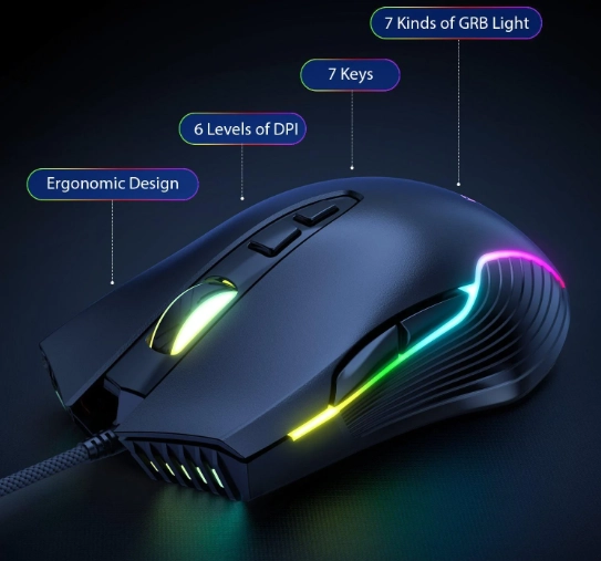 Проводная механическая Onikuma G26 клавиатура и CW905 мышь недорого