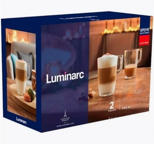 Набор кружек Luminarc Tasting time Cappuccino 400 мл 2 шт (Q2843) недорого
