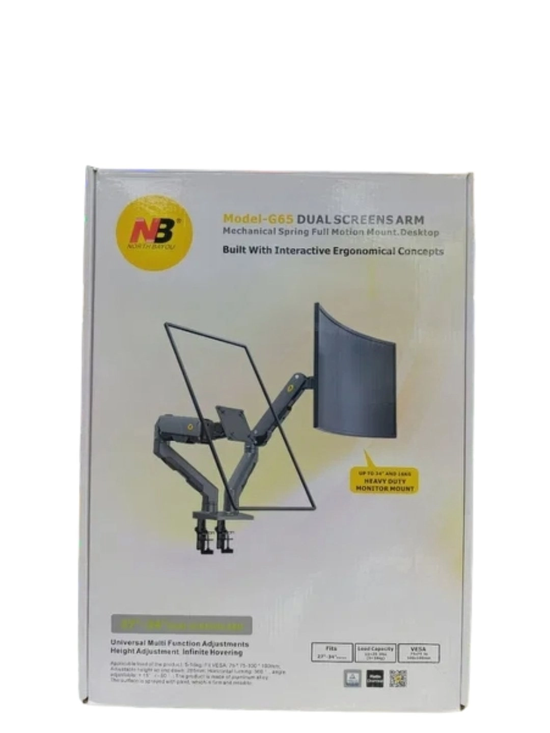 Настольный кронштейн для монитора NB G65 (27&Prime; &ndash; 34&Prime;) , Black онлайн