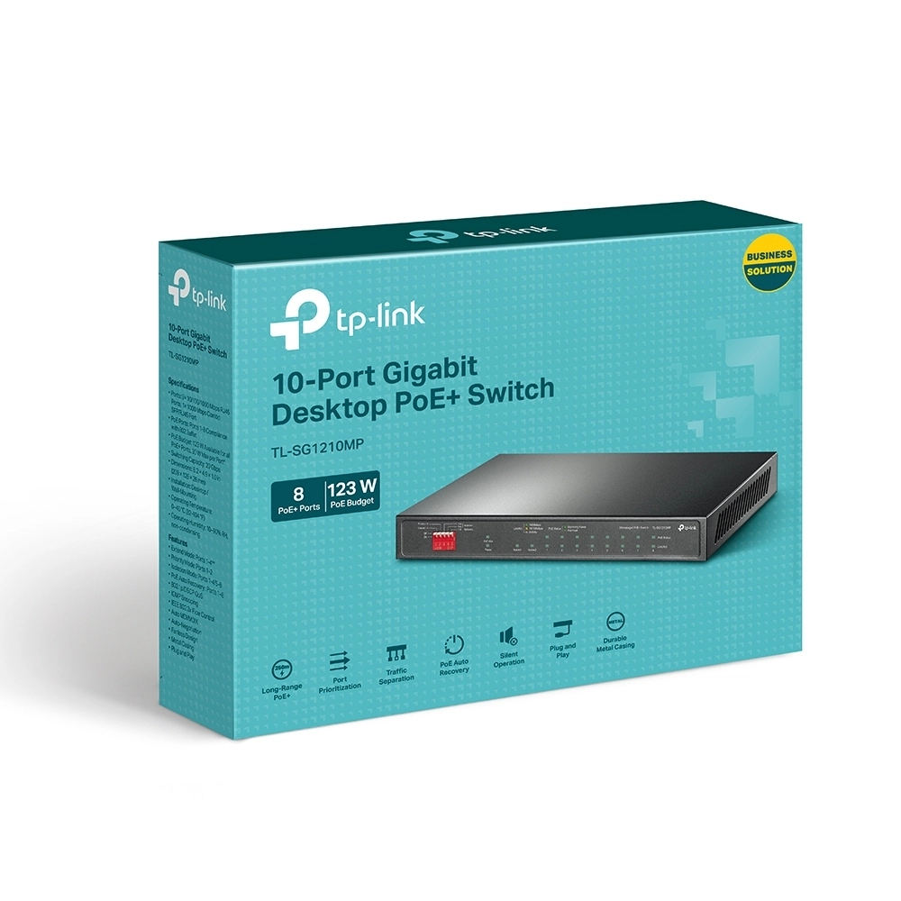 TP-LINK TL-SG1210MP kommutatori O'zbekistonda