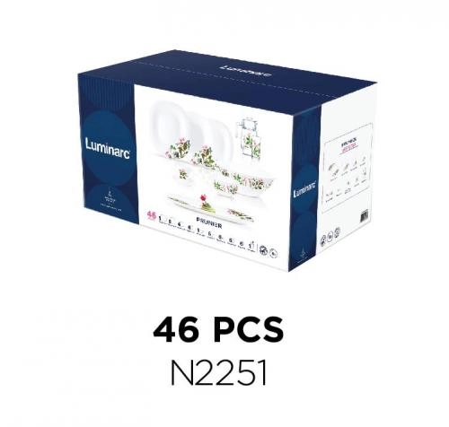 Столовый сервиз Luminarc Pink orchid 46 пр. на 6 персон недорого
