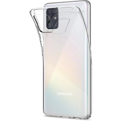 Чехол силиконовый для Samsung Galaxy A51 прозрачный  купить
