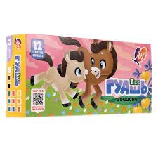 Гуашь Луч "Zoo" 12 цветов купить