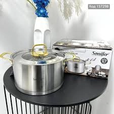 Sonifer SF-1174-24CM qopqoqli kastryulka, 24 sm, 6,1 l arzon