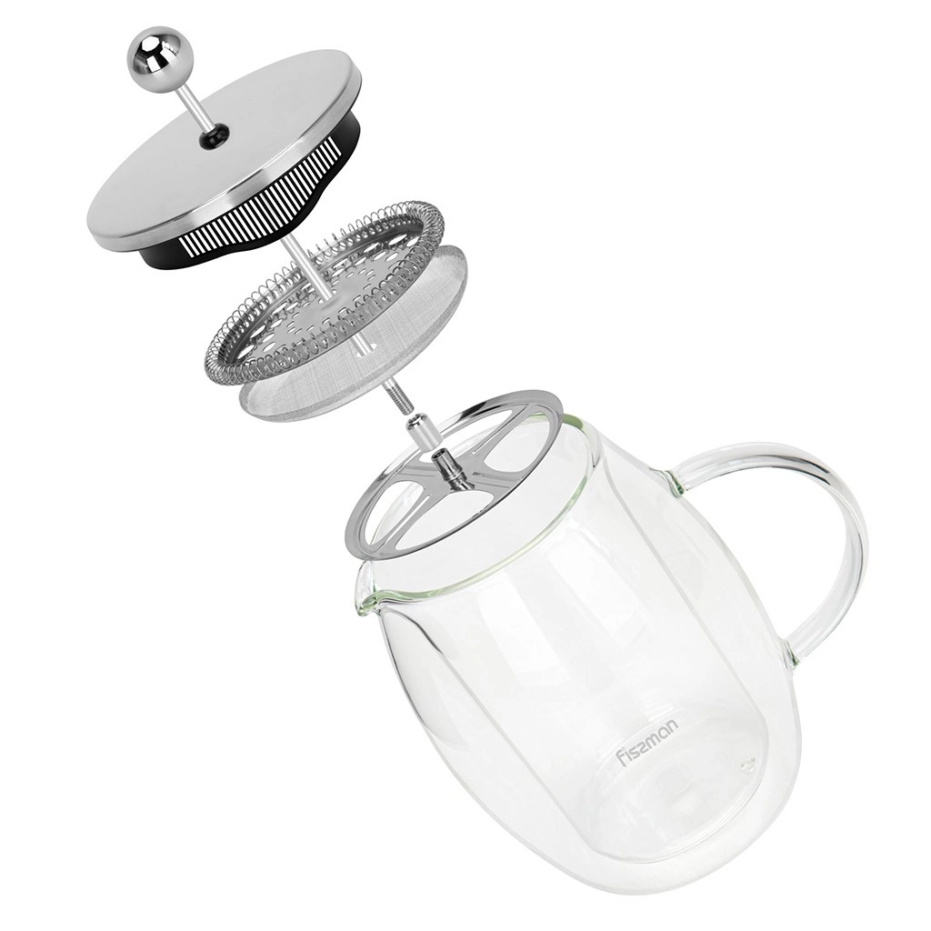 Кофеварка френч-пресс с двойными стенками Fissman 1000 мл 9128 недорого