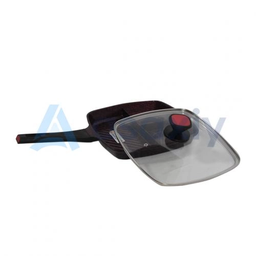 Kuydirmas qoplamali, 28x28sm kvadrat shaklli LIfe Smile tova-grili sotib olish