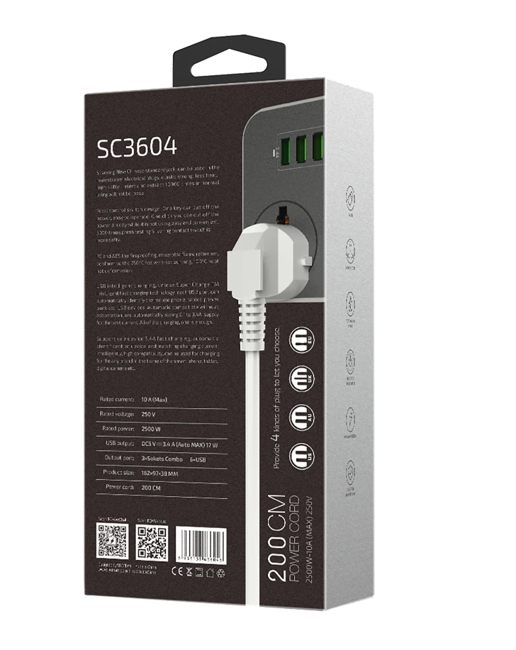 Удлинитель LDNIO SC3604 цена