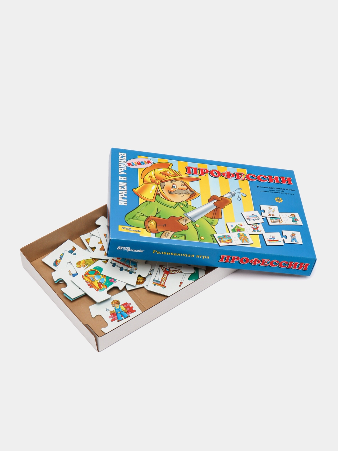 Игра "Профессии" детская настольная недорого