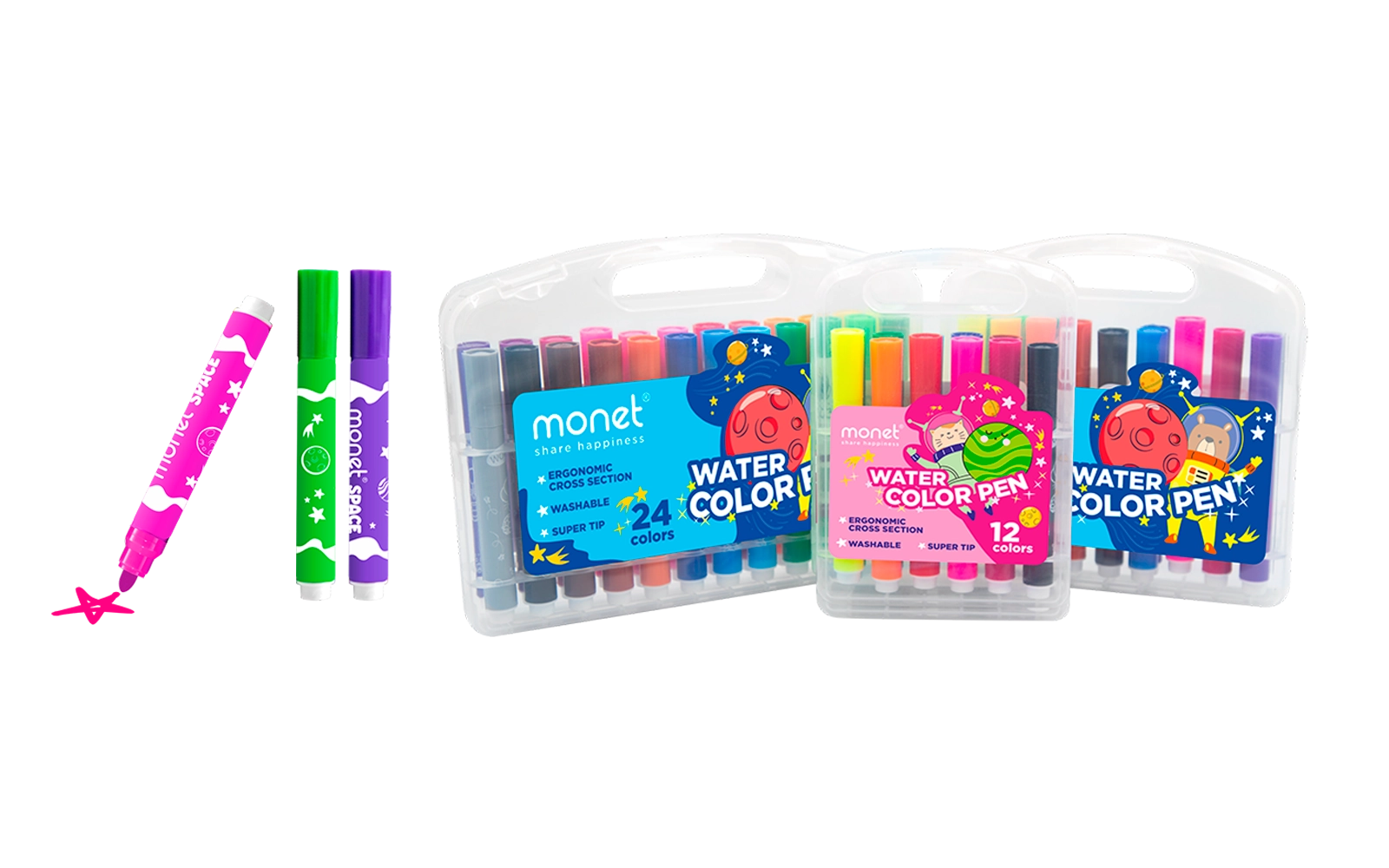 Набор фломастеров &laquo;Space&raquo; 24 цвета купить