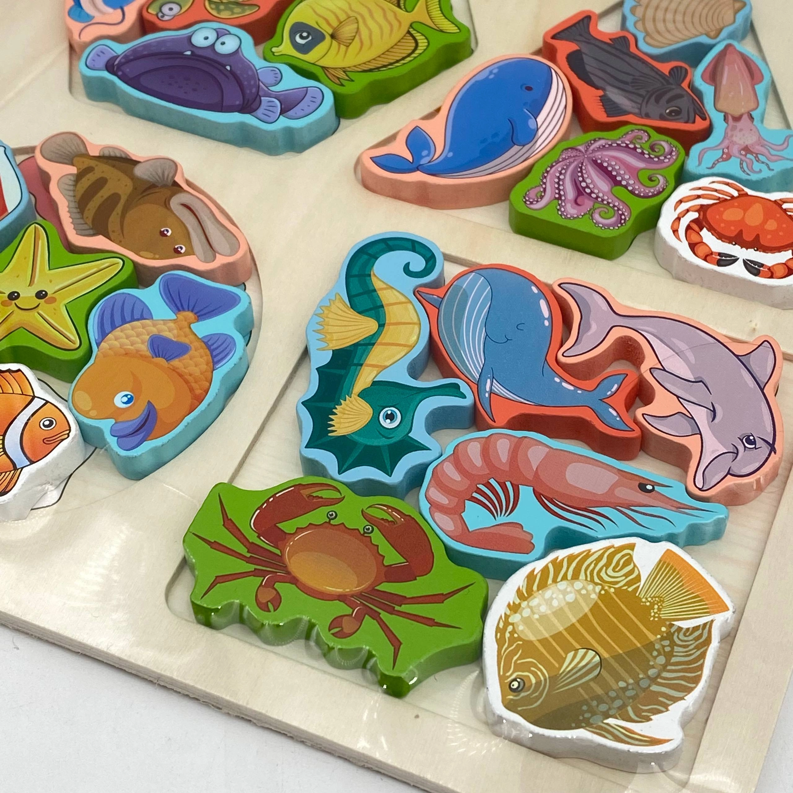 Taxta pazl: Baliqlar arzon