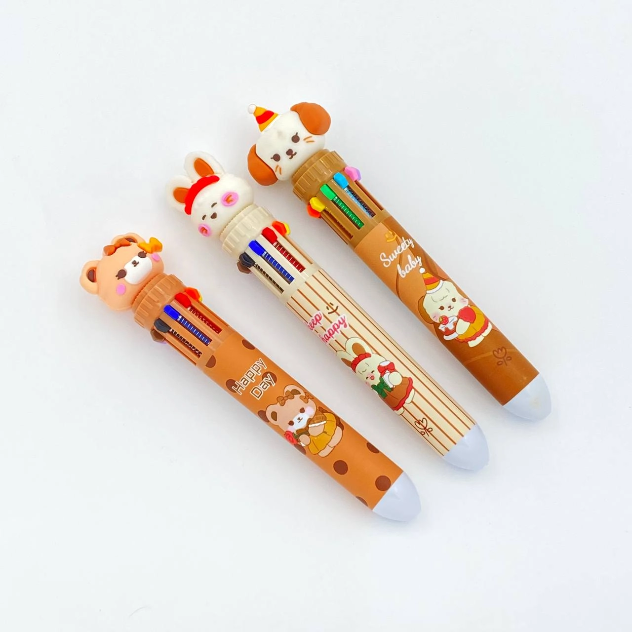 Jiandan JD-6657 sharikli ruchka 10 ta rangga ega sotib olish