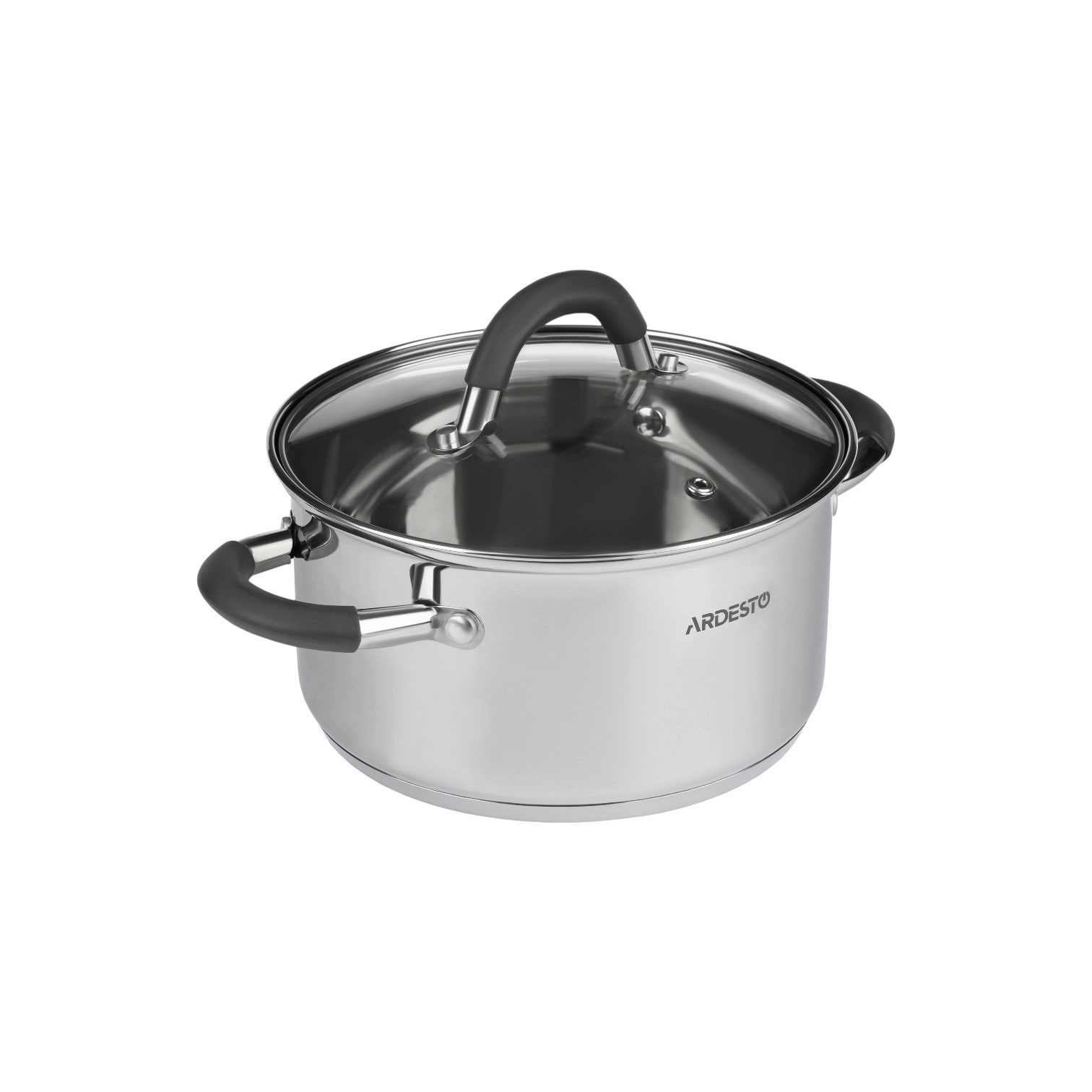 Ardesto Gemini Salerno AR1912CS kastryulya shisha qopqog&lsquo;li sotib olish