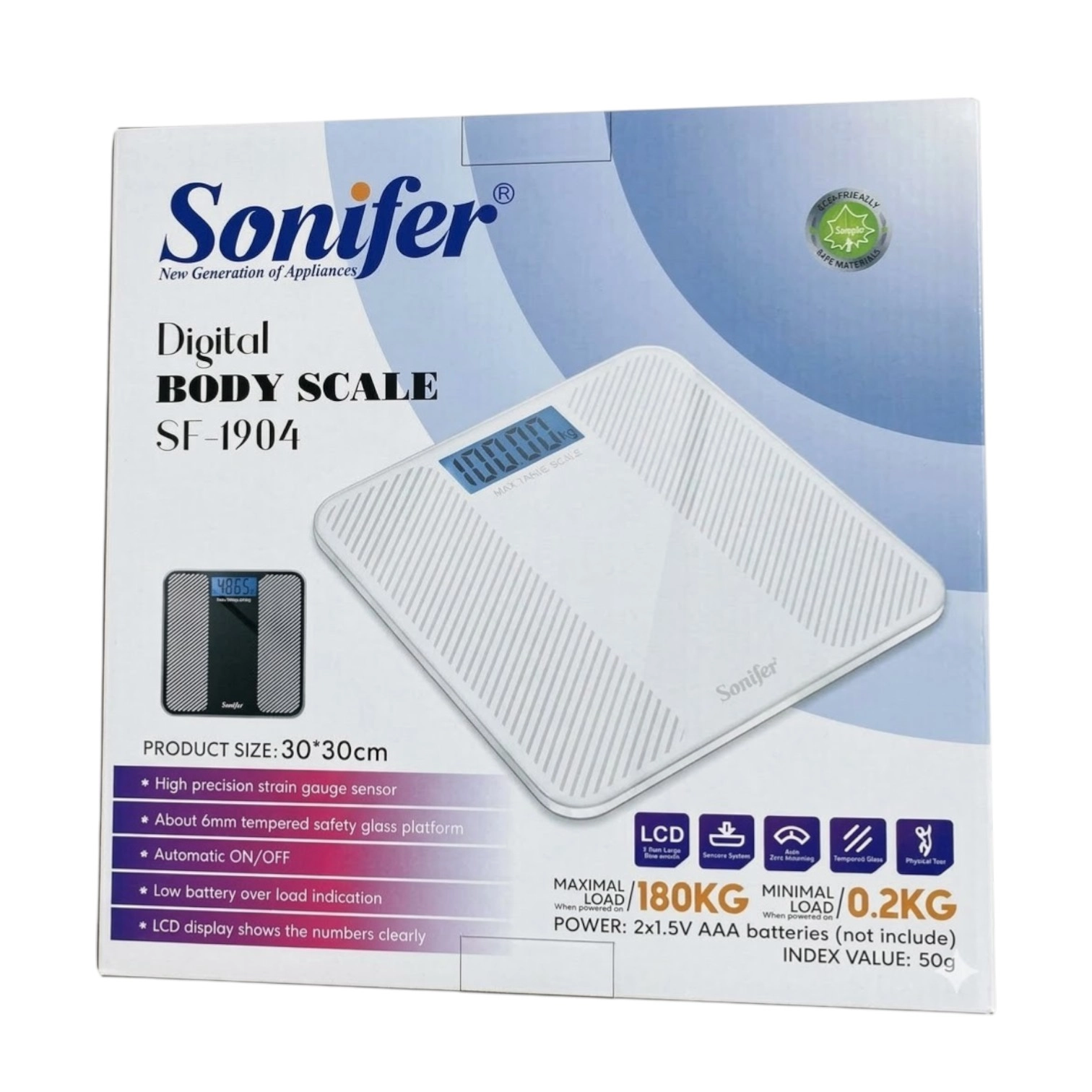 Напольные весы Sonifer SF-1904 , White в Узбекистане