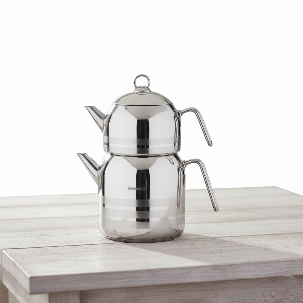 Korkmaz Largo чайный набор из нержавеющей стали (A199) , Silver недорого