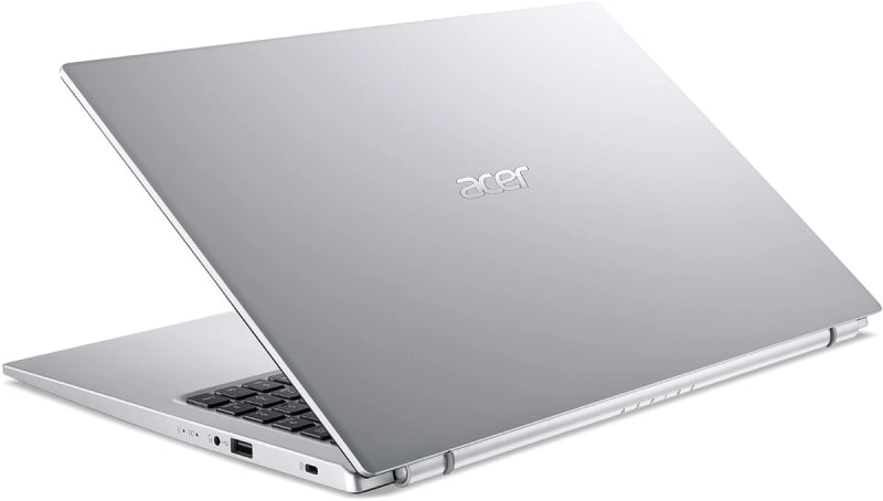 Acer A315-58-34X1. Core I3-1115G4.DDR4 4GB. SSD 256GB 15.6". FHD Silver noutbuki onlayn