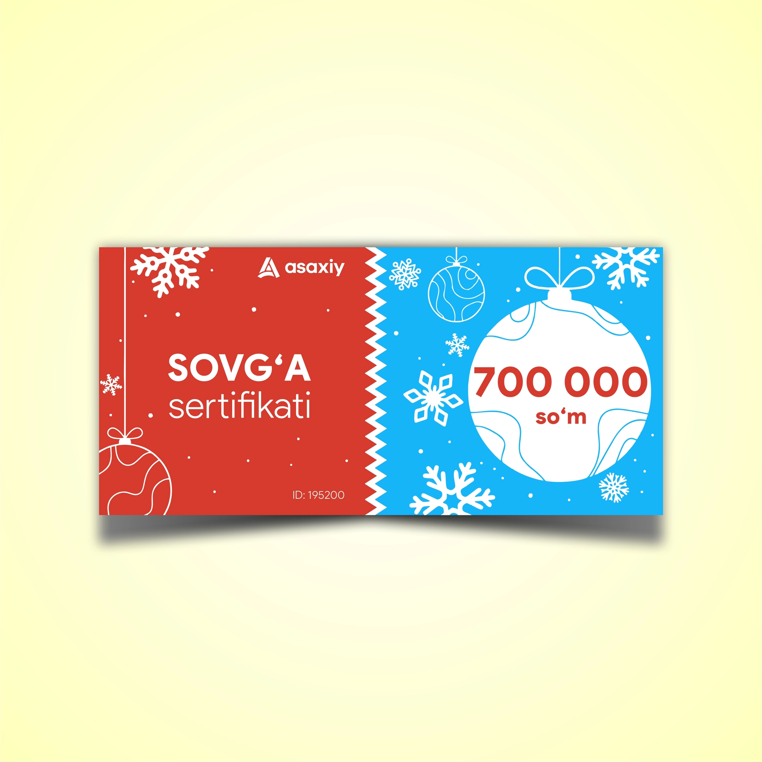 100 000 so'mlik sovg'a sertifikati sotib olish