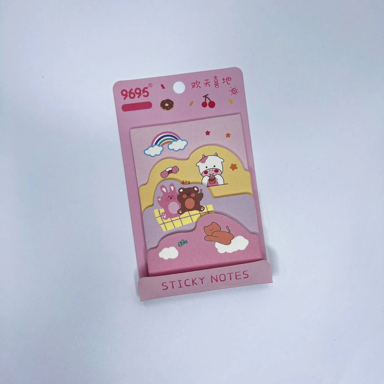 Стикеры для заметок Зайчик (розовый) купить