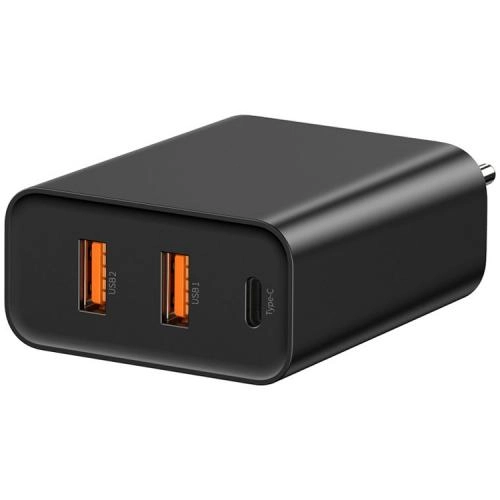 Сетевое зарядное устройство Baseus PD 3.0+QC 4+ 2xUSB+USB Type-C Speed PPS Three Output 60W - фото №3 Сетевое зарядное устройство Baseus PD 3.0+QC 4+ 2xUSB+USB Type-C Speed PPS Three Output 60W недорого