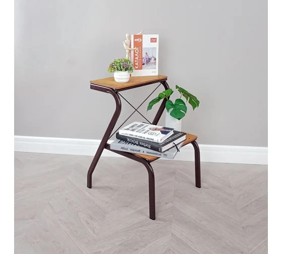 Табурет - стремянка Конёк (Коричневый) онлайн