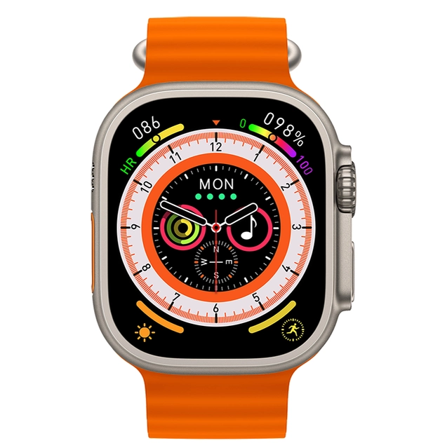 Смарт часы HK8 Pro Max Ultra Оранжевый недорого