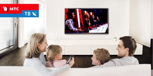 Комплект Спутникового ТВ МТС (130 каналов) с установкой под ключ + 1 год бесплатного просмотра купить