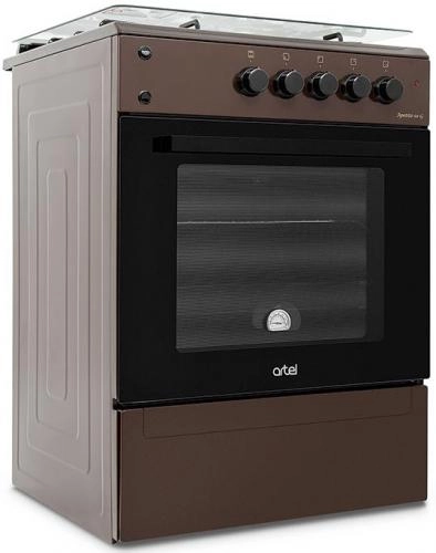 Artel Apetito 10-G grilsiz, cho‘yan panjarali jigarrang gaz plitasi sotib olish