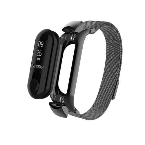 Mi Band 3 uchun metall bilaguzuk (Qora) arzon