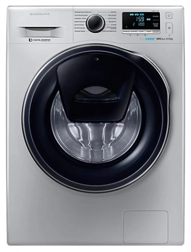 Samsung Eco Bubble WW80K6210RS Addwash VRT+ (Po‘lat rangli) 7 Kg kir yuvish mashinasi arzon