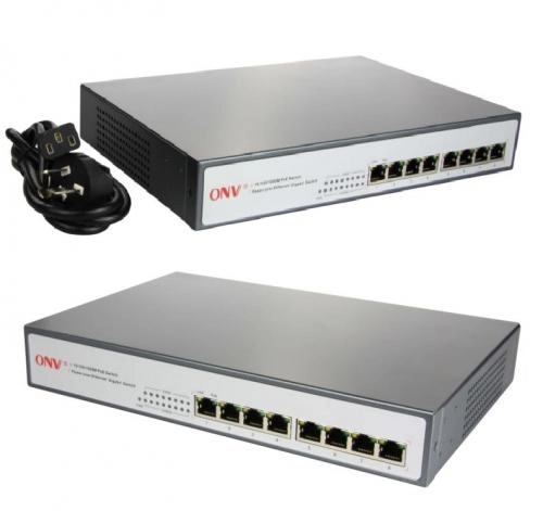 ONV 100/1000M PoE kommutatori (8 ta POE33008P portli) sotib olish
