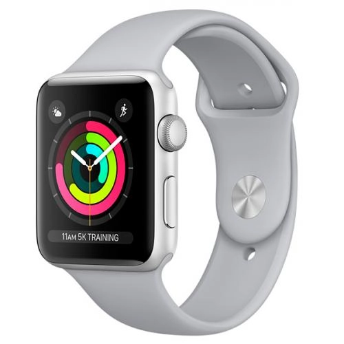Apple Watch Series 3 42mm (GPS) White, Black smart-soati onlayn