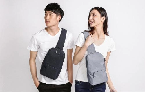 Рюкзак Xiaomi City Sling Bag (Gray, Dark Gray) недорого