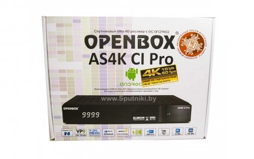 Спутниковый Android-ресивер Openbox AS4K CI Pro Ultra HD купить