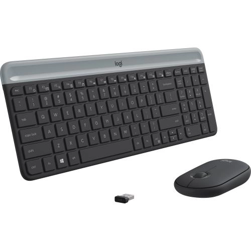 Клавиатура и мышь Logitech MK470 Slim Wireless Combo Graphite купить