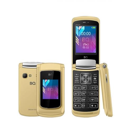 Телефон BQ 2433 Dream DUO (Gold, Red) купить