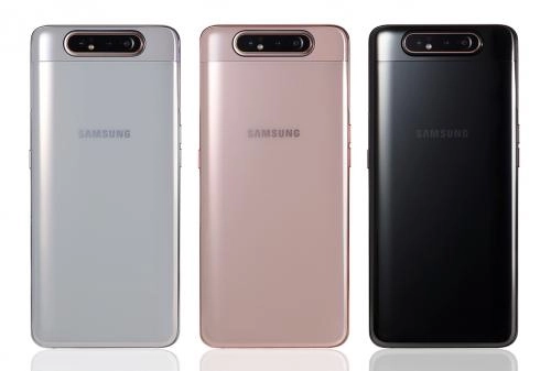 Samsung Galaxy A80 Black smartfoni rasm bilan