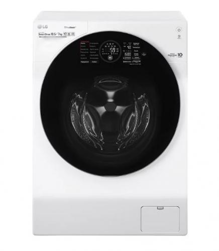 Стиральная машина LG FH-4G1JCH2N (Белая) (С сушкой) 10,5 Кг онлайн
