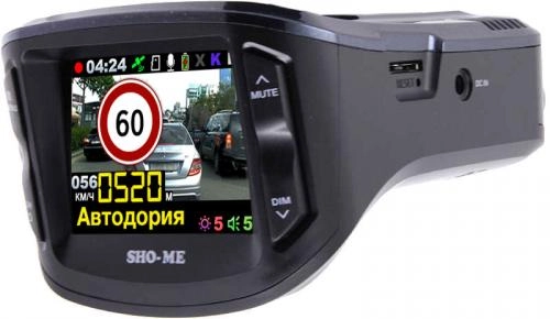 Видеорегистратор с радар-детектором SHO-ME Combo №5 А12, GPS, ГЛОНАСС купить