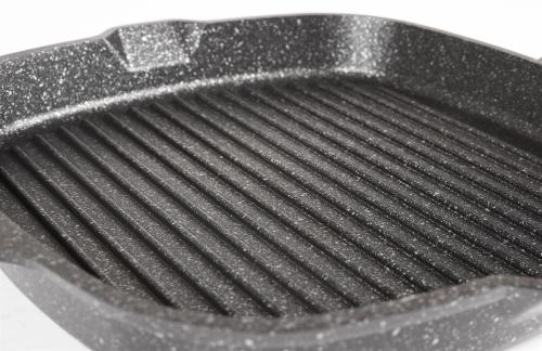 280x280 mm kvadrat shaklli Kukmara tova-grili (qoramtir, qahva rangli) - rasm №4 280x280 mm kvadrat shaklli Kukmara tova-grili (qoramtir, qahva rangli) O'zbekistonda