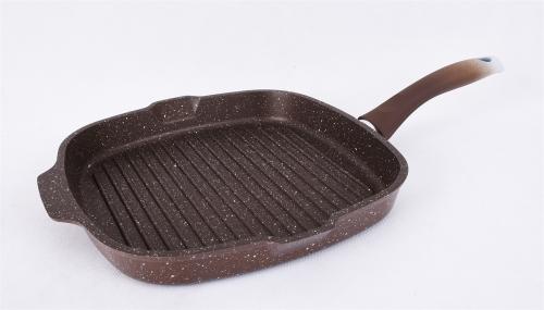 280x280 mm kvadrat shaklli Kukmara tova-grili (qoramtir, qahva rangli) onlayn