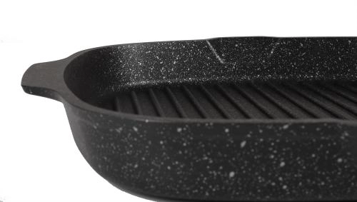 280x280 mm kvadrat shaklli Kukmara tova-grili (qoramtir, qahva rangli) - rasm №10 280x280 mm kvadrat shaklli Kukmara tova-grili (qoramtir, qahva rangli) rasm bilan