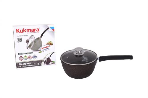 Ковш Kukmara 1,5л линия Мраморная (Тёмный мрамор, Кофейный мрамор) недорого